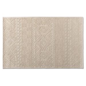 Linwood Modern and Contemporary Ivory Hand-Tufted Wool Area Rug