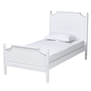 Mariana Classic and Traditional White Finished Wood Full Size Platform Bed