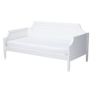 Mariana Classic and Traditional White Finished Wood Full Size Daybed