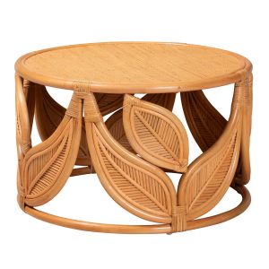 Raflesia Modern Bohemian Natural Rattan Coffee Table