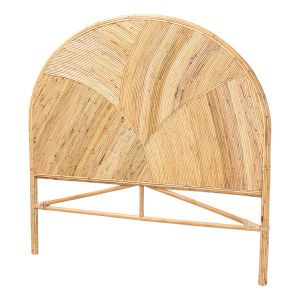 Seana Bohemian Honey Rattan King Size Standalone Headboard