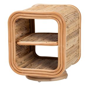 Bethari Bohemian Natural Rattan Nightstand