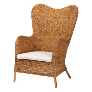 Terra Bohemian Light Honey Rattan Arm Chair
