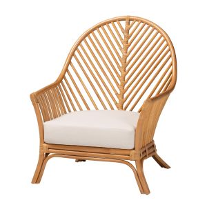 Lisabon Bohemian Light Honey Rattan Arm Chair
