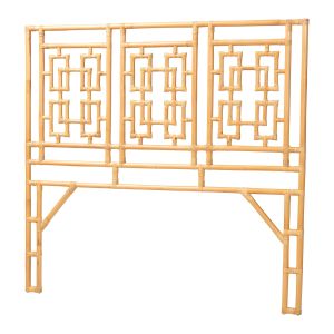 Galvan Bohemian Natural Rattan Queen Size Standalone Headboard