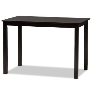 Eveline Modern Espresso Brown Finished Wood 43-Inch Dining Table