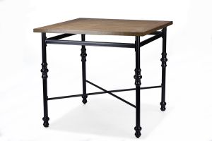 Broxburn Wood & Metal Industrial Pub Table