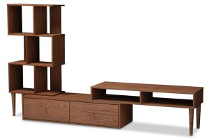 Haversham Mid-century Retro Modern TV Stand Entertainment Center and Display Unit