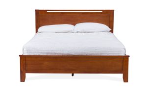 Demitasse Brown Wood Contemporary Twin-Size Bed