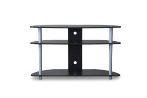 Orbit Black and Silver TV Stand
