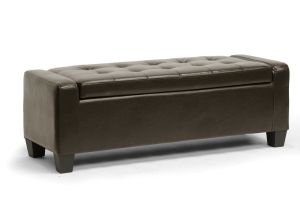 Manchester Dark Brown Ottoman