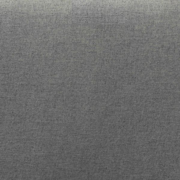 Linn Mid-Century Modern Dark Grey Fabric Upholstered and Walnut Brown Finished Wood Twin Size Platform Bed