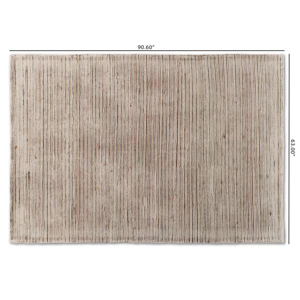 Finsbury Modern and Contemporary Multi-Colored Hand-Tufted Wool Blend Area Rug