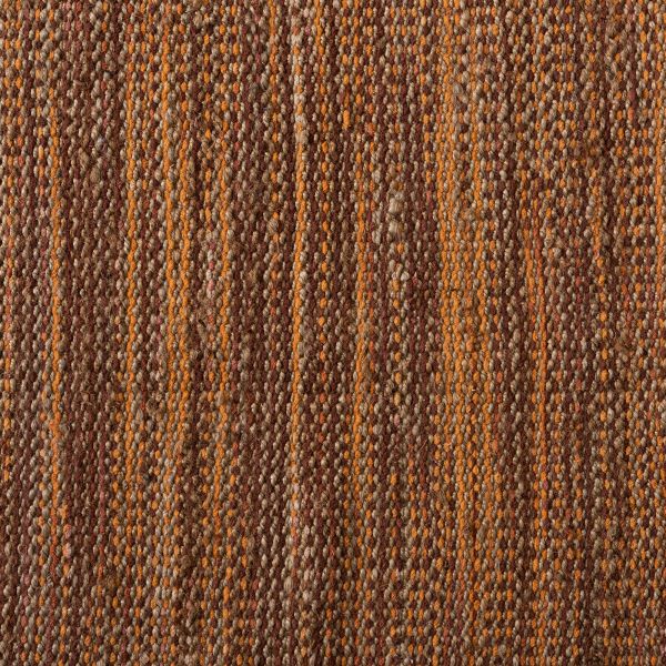 Michigan Modern and Contemporary Rust Handwoven Hemp Blend Area Rug