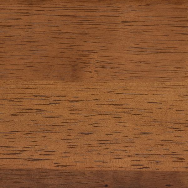 Edwina Light Grey Boucle Fabric and Walnut Brown Wood Queen Size Platform Bed