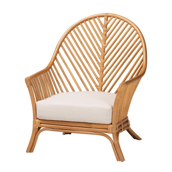 Lisabon Bohemian Light Honey Rattan Arm Chair