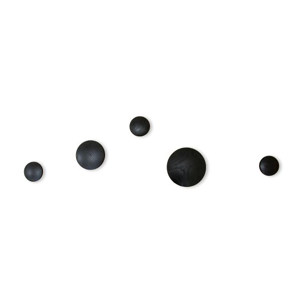 Wall Button Wood Coat Hanger