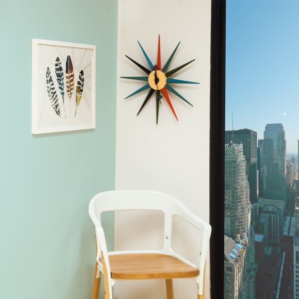 Mid Century Modern Star Clock