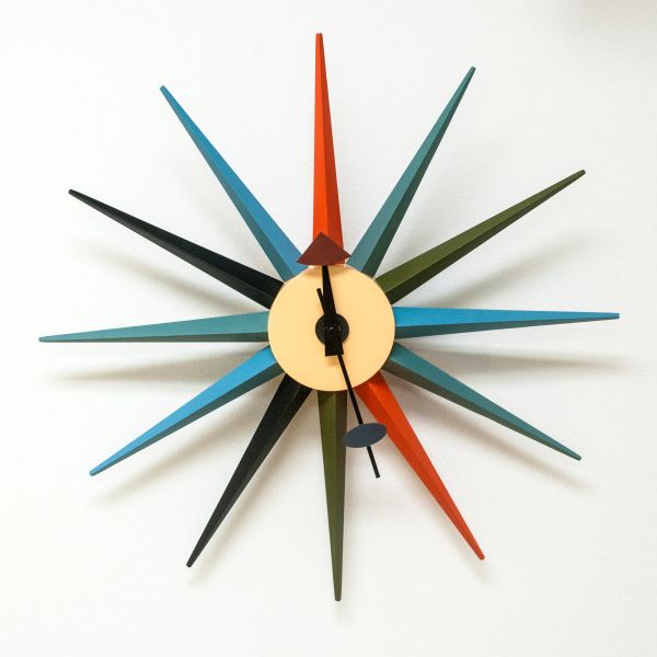 Mid Century Modern Star Clock