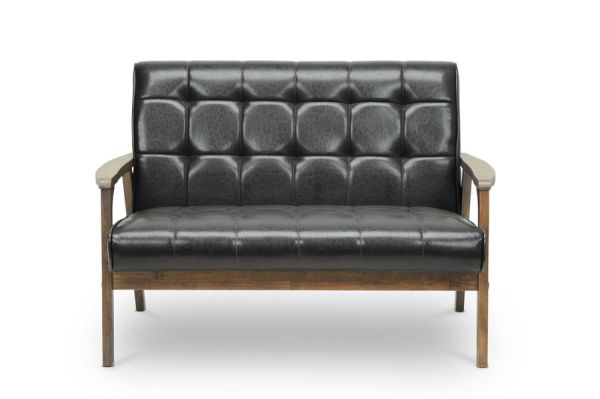 Mid-Century Masterpieces Loveseat-Brown